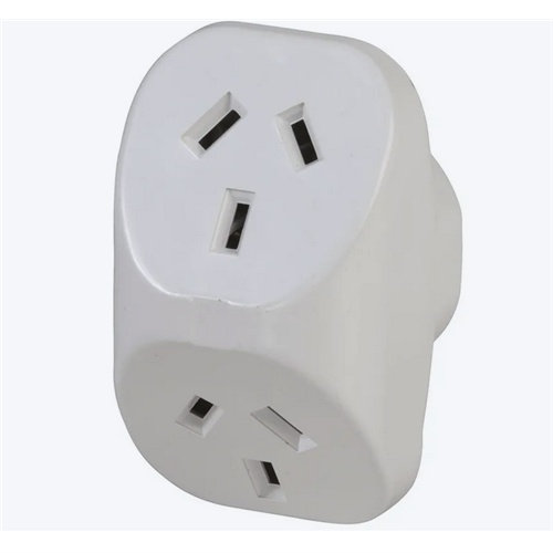 Italplast Double Adaptor Double Adaptor Standard 10AMP